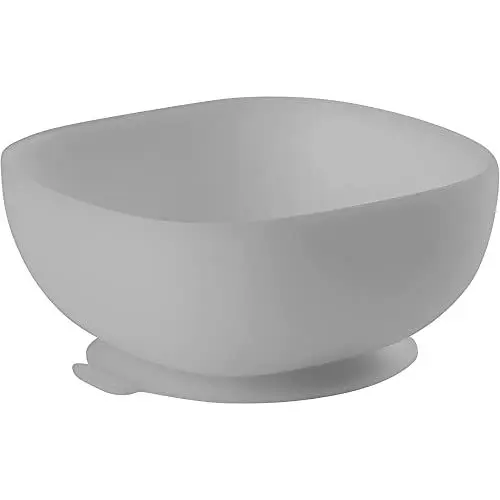 Produktbild: BÉABA - Schüssel aus Silikon mit Saugnäpfen - Für Baby und Kleinkind - Rutschfest - Haftet perfekt auf dem Tisch und dem Essbrett des Hochstuhls - Mikrowellengeeignet - Rosa