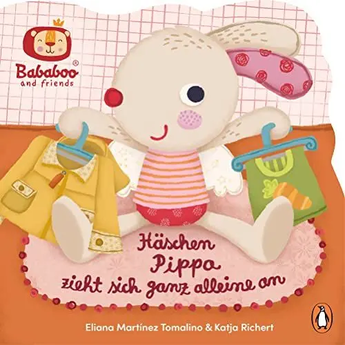 Produktbild: Bababoo and friends - Häschen Pippa zieht sich ganz alleine an: Formgestanztes Pappbilderbuch für Kinder ab 18 Monaten (Die Bababoo-Figuren-Reihe, Band 2)
