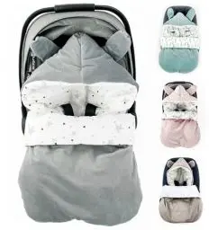 Produktbild: BABEES Winterfußsack Babyschale Winter Babyfußsack warm, Einschlagdecke Baby Fußsack Schlafsack Kinderwagen Bett Wiege GANZJÄHRIG