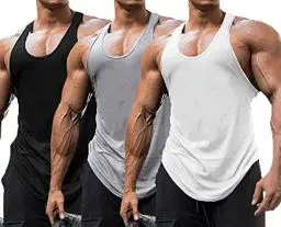 Produktbild: Babioboa Herren Stringer Bodybuilding Workout Gym Tank Tops Y Rücken Muskel Fitness Tanks Ärmelloser Stringer T-Shirt BGRW M
