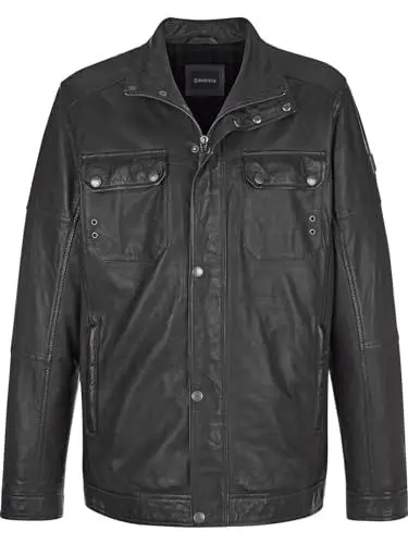 Produktbild: BABISTA Herren Lederjacke Soliente Oliv 50