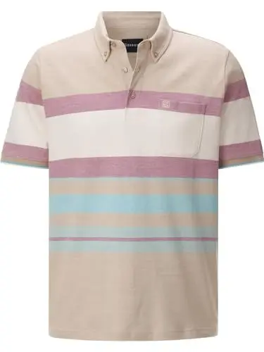 Produktbild: BABISTA Herren Poloshirt Elegoro beige 60