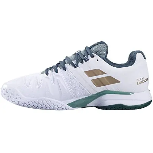 Produktbild: Babolat Blast All Court Wimbledon Tennisschuhe für Herren, Weiß Turnschuhe, 42.5 EU