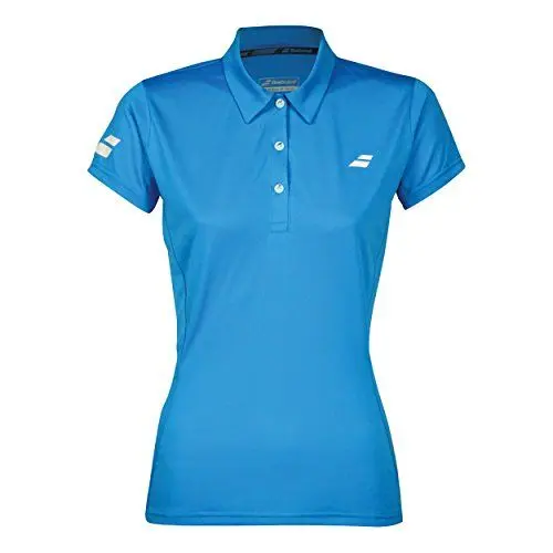 Produktbild: Babolat Damen, Core Club Polo Blau, Weiß, XS Oberbekleidung