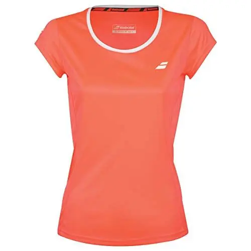 Produktbild: Babolat Damen, Core Flag Club T-Shirt Orange, Weiß, L Oberbekleidung, L