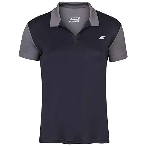Produktbild: Babolat Damen Play Polo Women, Schwarz/Schwarz, XO