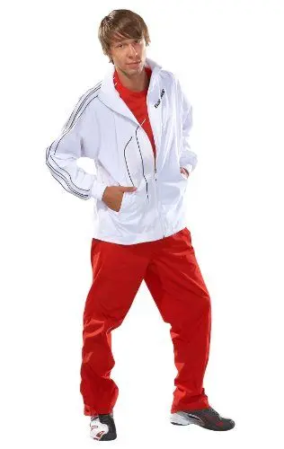 Produktbild: Babolat Herren Tennisjacke Club Line, Weiss, M, HB015101M