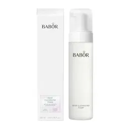 Produktbild: BABOR Deep Cleansing Foam für müde und fahle Haut, Erfrischender Reinigungsschaum zur täglichen Gesichtsreinigung, Vegane Formel, 1 x 200 ml