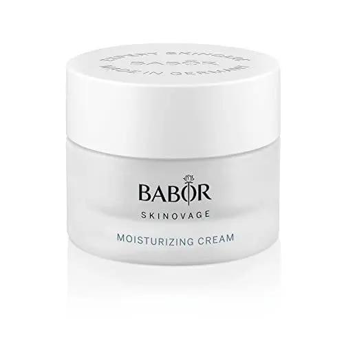 Produktbild: BABOR SKINOVAGE Moisturizing Cream, Gesichtscreme für trockene Haut, Intensive Feuchtigkeitspflege mit Hyaluronsäure, Vegane Formel, 50 ml
