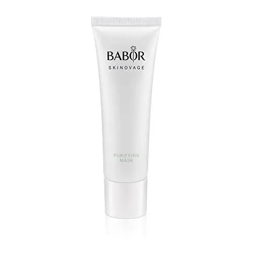 Produktbild: BABOR SKINOVAGE Purifying Mask für ölige, unreine Haut, Mattierende, klärende Intensivmaske mit Anti-Age-Effekt, Vegane Formel, 50 ml