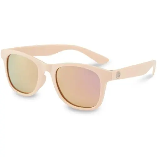 Produktbild: BABY SUNNIES Kinder Sonnenbrille UV-Schutz 3-8 Jahre - Unisex Kids, Pfirsich, Klassisch - Polarisierte Sonnenbrille Kinder 3 Jahre UV Schutz - UV400 - Flexibler Silikonrahmen & Brillenband
