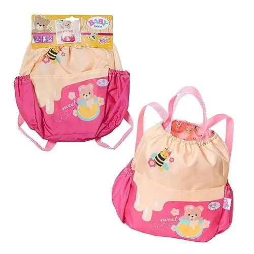 Produktbild: BABY born Bärenrucksack mit verstellbaren Gurten und Öffnung, für Kinder ab einem Jahr geeignet, 834831 Zapf Creation, Braun