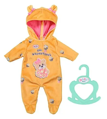 Produktbild: BABY born Little Onesie, Einteiler mit Bärenohren, für 36 cm große Puppen, 834619 Zapf Creation