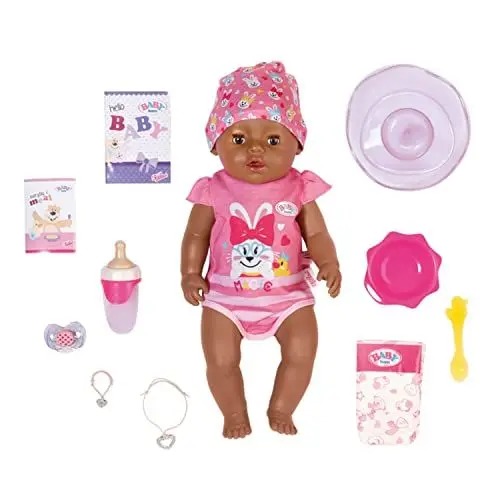 Produktbild: BABY born Magic Girl DoC, Babypuppe mit 10 Funktionen für Kinder ab 3 Jahren, funktioniert ohne Batterie, 43cm groß, 827970 Zapf Creation
