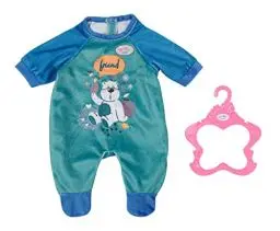 Produktbild: BABY born Puppenstrampler in Blau für 43 cm Puppen, 833629 Zapf Creation