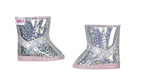 Produktbild: BABY born Winterstiefel niedrig, Puppenstiefel in Silber für 43 cm Puppen, 831793 Zapf Creation