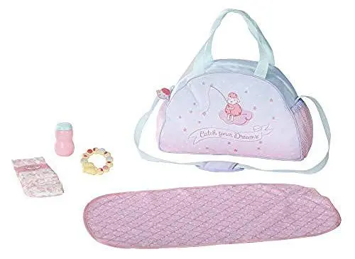 Produktbild: Baby Annabell Wickeltasche, mit Wickelunterlage, Windel und Beißring, für 43 cm Puppen, 703151 Zapf Creation