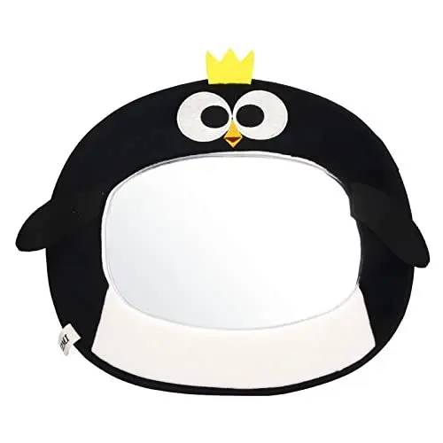 Produktbild: Baby Autospiegel Cartoon Design Baby Rücksitz Rückspiegel für nach Hinten Gerichtete Kleinkinder Spiegel(Pinguin)