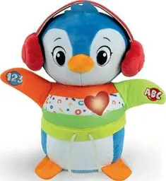 Produktbild: Clementoni Baby Tanz-mit-Mir Pinguin für Kleinkinder ab 12 Monaten - Interaktives Babyspielzeug mit Musik & Lichteffekten, tanzendes und singendes Lernspielzeug, 59287