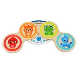 Produktbild: Baby Einstein Hape Magic Touch Trommel, hochwertiges Musikspielzeug aus Holz, ab 6 Monaten