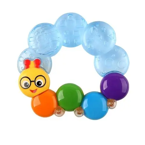 Produktbild: Baby Einstein, Teether-Pillar, Beißring der kühlt und beruhigt, einfach zu greifen, mit strukturierter Oberfläche