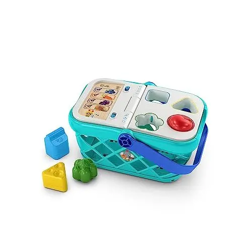 Produktbild: Baby Einstein + Hape Magic Touch Register Pretend to Check Out Spielzeug, mit echten Geräuschen und Musik, ab 9 Monaten und älter