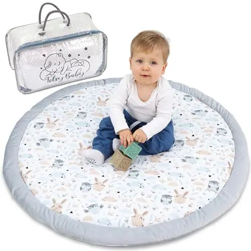 Produktbild: Krabbeldecke Krabbelmatte für Baby – Spielmatte Spieldecke Bodenmatte für Kinder und Babys für Kinderzimmer und Laufgitter Große faltbar waschbar Play Mat