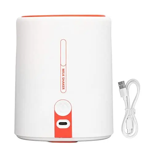 Produktbild: Baby Milchflaschen Shaker, Automatischer PP Flaschenmischer, Leichter Tragbarer Weißer Elektrischer USB Milchflaschen Shaker mit Sicherem Flexiblem Slot Design