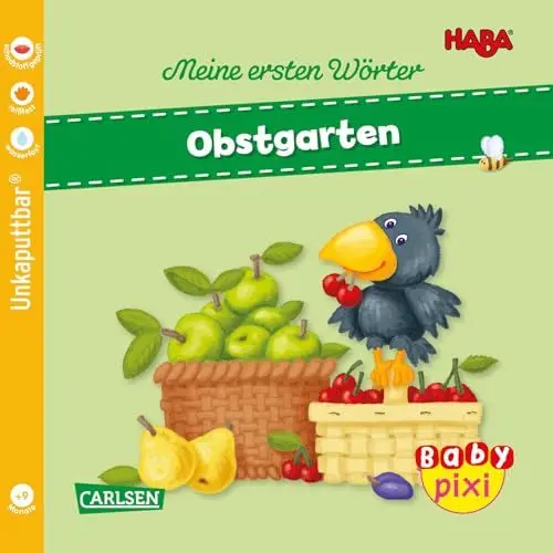 Produktbild: Baby Pixi (unkaputtbar) 89: VE 5 HABA Erste Wörter: Obstgarten (5 Exemplare): Ein Bildwörterbuch rund um den Obstgarten. Ein Baby-Buch ab 9 Monaten (89)
