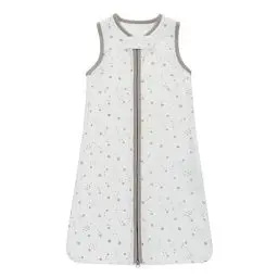 Produktbild: Baby Schlafsack Kinder, Schlafsack Baby Sommer Kleine Kinder Schlafanzug ohne Ärmel, 0,5 Tog Schlafsäcke 100% Baumwolle atmungsaktiv Babyschlafsack Unisex Pyjamas, 0-6M Sterne