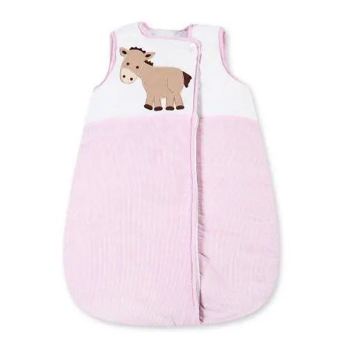 Produktbild: Mixibaby Baby Schlafsack Winterschlafsack/Sommerschlafsack für Jungen und Mädchen 70cm, Modelle:Prestij Rosa