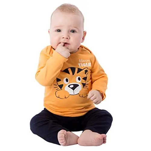 Produktbild: Baby - Jungen Schlafanzüge Kleiner Tiger, Orange, 86/92