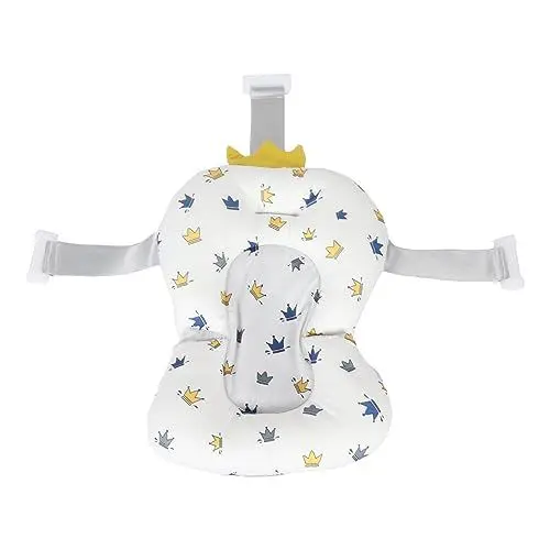 Produktbild: Baby-Badematte, Baby-Badekissen, Baby-Badematte, Badekissen für Badewanne, Atmungsaktiv, Weich, Baby-Badewanne, Stützsitz, Badematte für Baby-Badewanne, Schwimmende Unterlage für