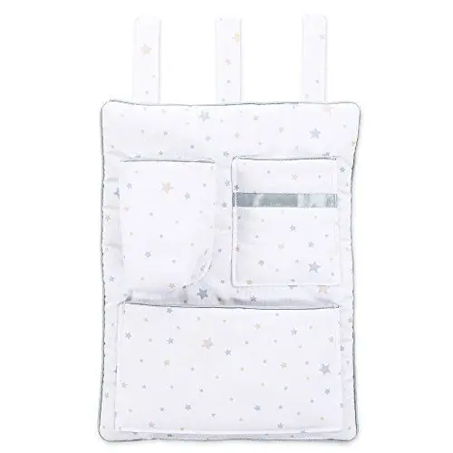 Produktbild: babybay Utensilo für alle Modelle, weiß Sternemix sand/azurblau