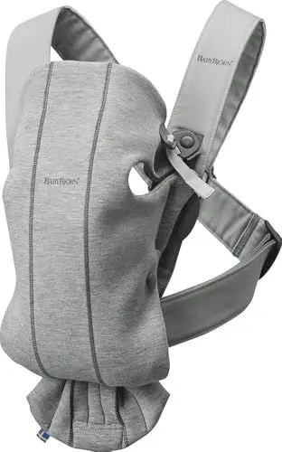 Produktbild: BabyBjörn Babytrage Mini, 3D-Jersey, Hellgrau