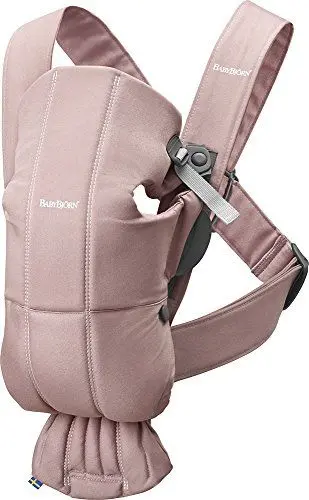 Produktbild: BabyBjörn Babytrage Mini, Baumwolle, Altrosa