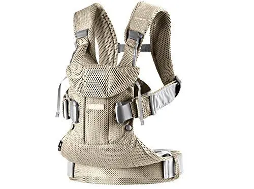 Produktbild: BabyBjörn Babytrage One Air, 3D-Netzstoff, Grau-Beige