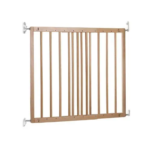 Produktbild: BabyDan MultiDan, 60,5-102 cm, Verlängerbares Treppenschutzgitter/Babygitter/Sicherheitsgitter, Holz, Hergestellt in Dänemark - (Haustiergitter/Hundegitter)