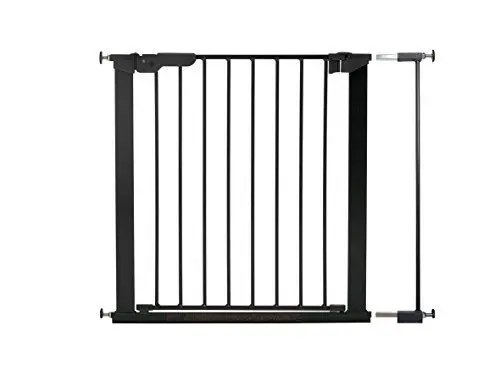 Produktbild: BabyDan Premier, Treppenschutzgitter zum Klemmen, 79,5-86,5 cm, Türschutzgitter/Absperrgitter/Babygitter/Sicherheitsgitter, Metall, Schwarz, Hergestellt in Dänemark (Hundegitter)