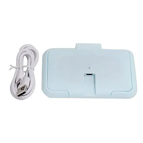 Produktbild: Baby-Feuchttuch-Wärmer, Thermostat, Temperatur, Doppelschichtige Abdeckung, Tragbare USB-Feuchttuch-Heizung, Verhindert Verdunstung, Komfortable Nutzung