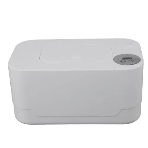 Produktbild: Baby-Feuchttücher-Wärmer und Baby-Feuchttücher-Spender mit Nachtlicht, Nachfüllbar, Multifunktional, Tragbar, Temperaturgesteuert, Feuchttücher-Wärmer, (WHITE)