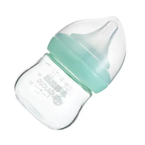 Produktbild: Babyflasche aus Glas flaschen babyflaschen fläschchen Glasflasche für Muttermilch Tragbare Babyflasche Babytrainer trinkt Milchflasche Flasche für -Glasflasche MOLUCKFU