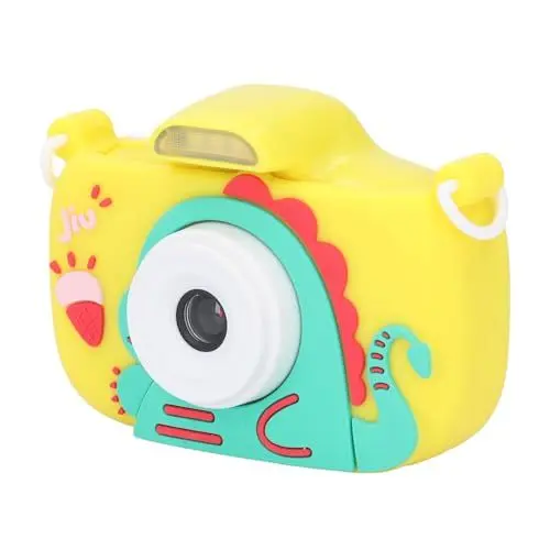 Produktbild: Babykamera, Digitale Videokamera für, Niedlicher 2,4-Zoll-Bildschirm für den Innenbereich (Yellow)