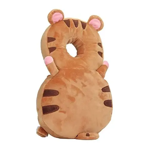 Produktbild: Baby-Kopfschutz-, Verstellbarer Riemen, Kopfschutzkissen für Kleinkinder, Reduziert Stöße, Cartoon-Tier, Hautfreundlich Zum Gehen (Typ E 30cm)