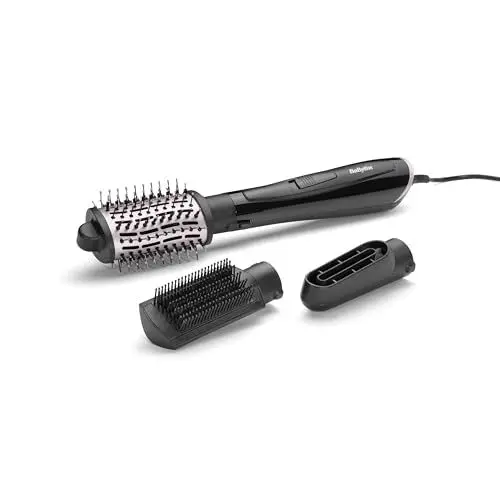 Produktbild: BaByliss Style Smooth 1000, 3-in-1 Warmluftbürste zum Föhnen, Glätten und für Volumen, 1000W, AS128E