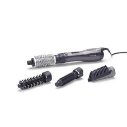 Produktbild: BaByliss Multistyle 1200W Warmluftbürste – Anti-Frizz Ionen-Technologie, Keramikbeschichtung, 4 Aufsätze, Multi-Föhnbürste, Schwarz, AS121E