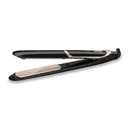 Produktbild: BaByliss Super Smooth Glätteisen – Anti-Frizz Ionen-Technologie, Hitzeschutzmatte, fortschrittliche Keramikplatten, schnelles Aufheizen, 6 Temperaturstufen von 140°C bis 235°C, ST393E