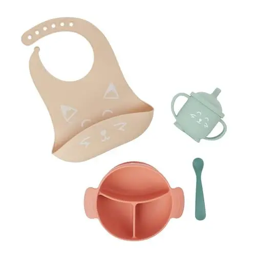 Produktbild: Babymoov 4-teiliges Babymahlzeiten-Set, 15-24 Monate, LEARN'ISY Hund