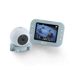 Produktbild: Babymoov Babyphone mit Kamera YOO ROLL - Wiederaufladbare Akkus - 10 Stunden Akkulaufzeit- 3,5' Bildschirm - Reichweite 300m - Sleep Technology - Nachtsicht