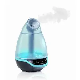 Produktbild: Babymoov Hygro Plus Digitaler Luftbefeuchter mit Nachtlicht (7 Farben), automatischer Feuchtigkeitsregelung, Zerstäuber für ätherische Öle | Mehrfarbig